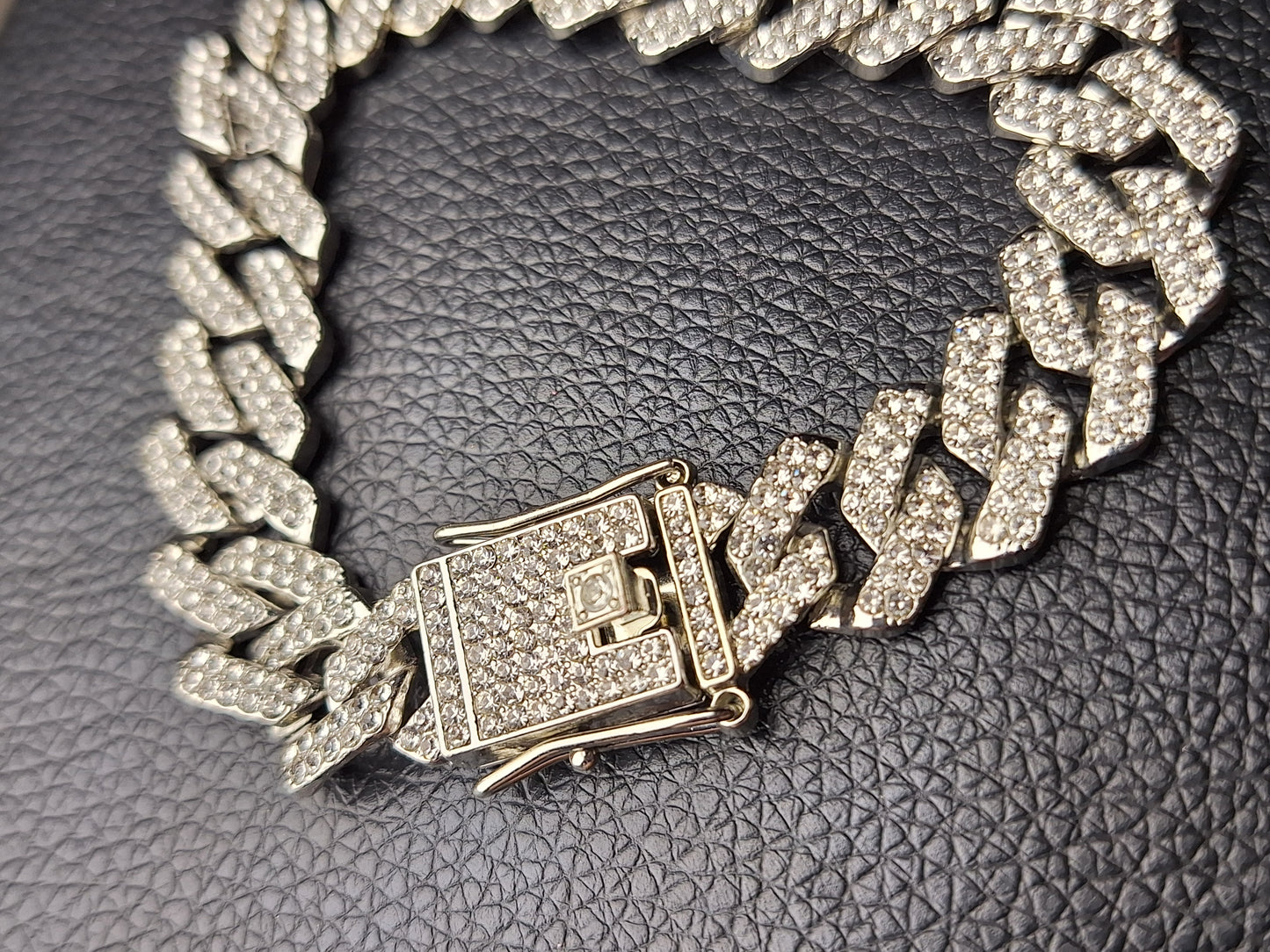 Silver Iced Bracelet