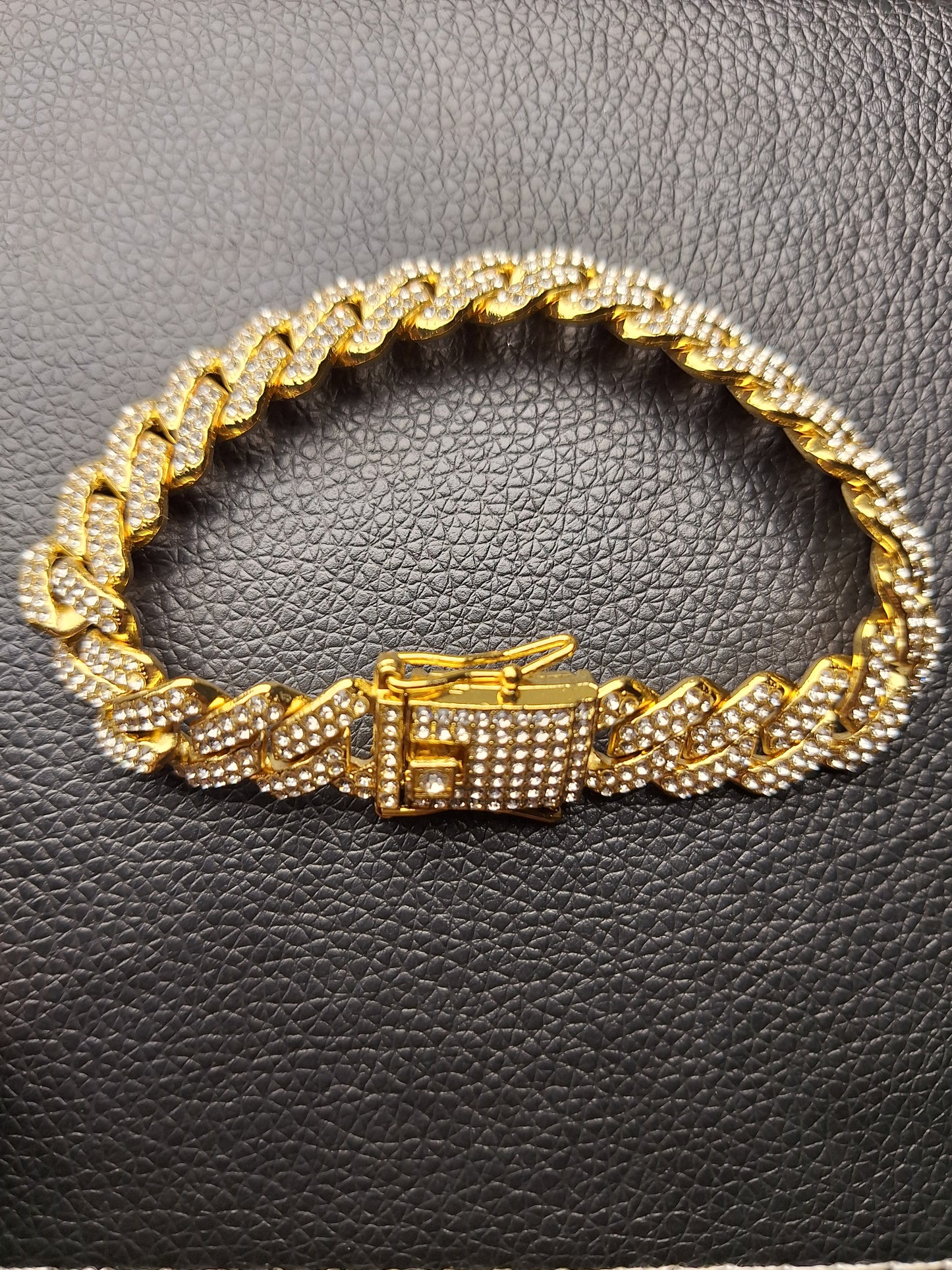 Golden Iced Braclet