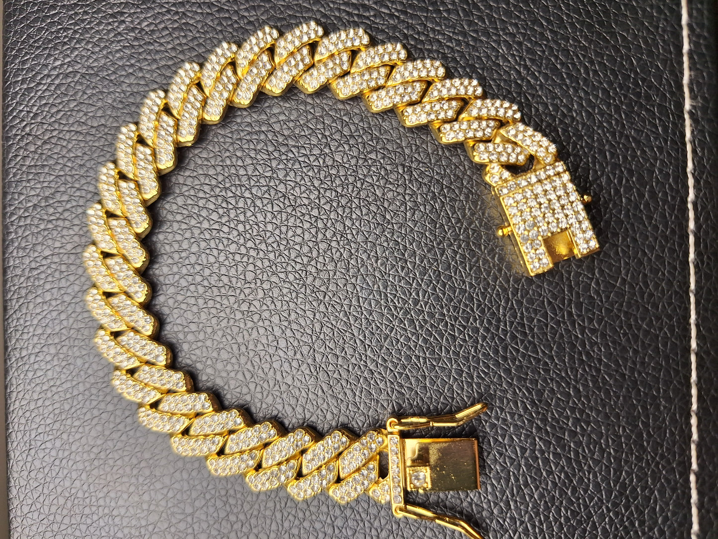 Golden Iced Braclet