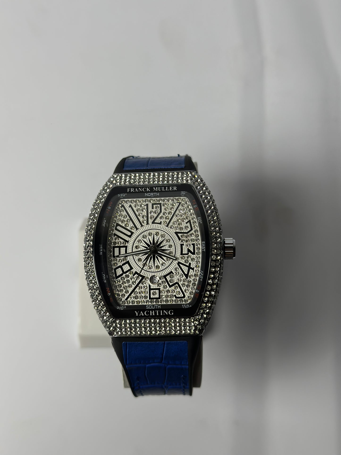 Frank Muller Iced Blue Strap