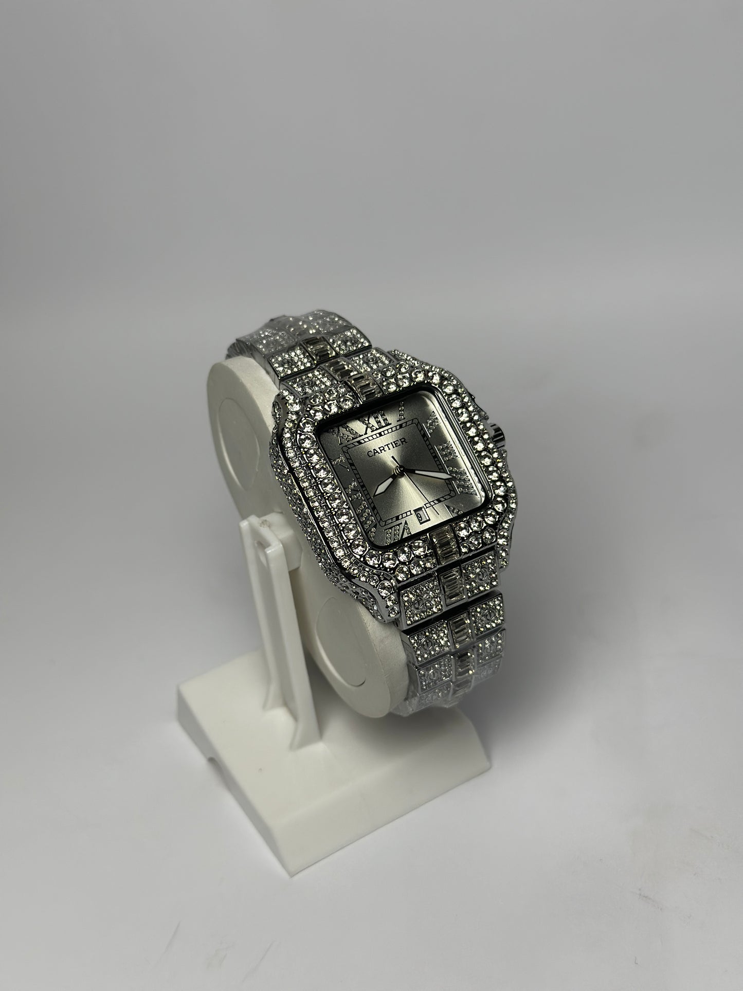Cartier Silver Iced Out