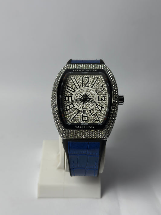 Frank Muller Iced Blue Strap