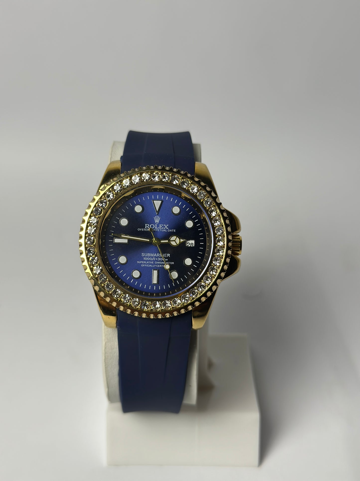 Rolex Oyster blue Strap
